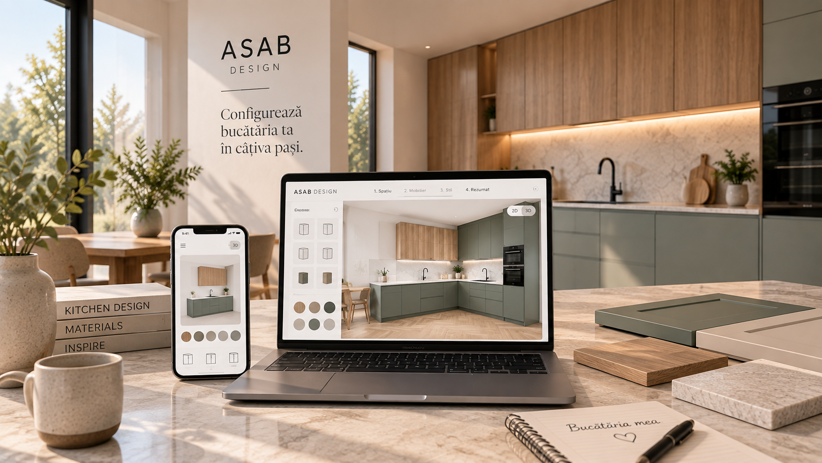 Configurator bucătărie ASAB DESIGN